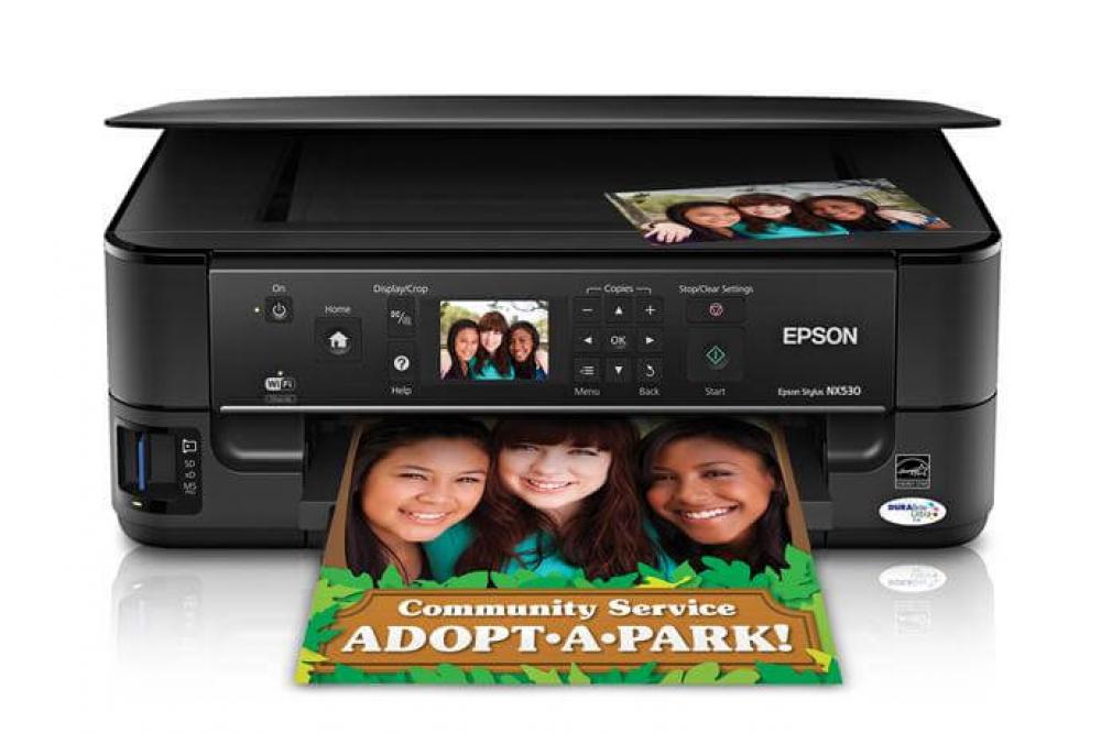 изображение МФУ Epson Stylus NX530 с перезаправляемыми картриджами