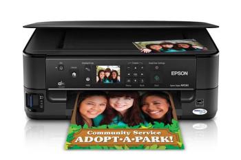 МФУ Epson Stylus NX530 с ПЗК и чернилами