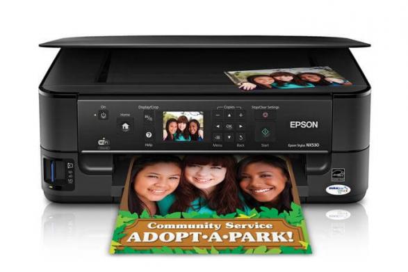 изображение МФУ Epson Stylus NX530 с перезаправляемыми картриджами