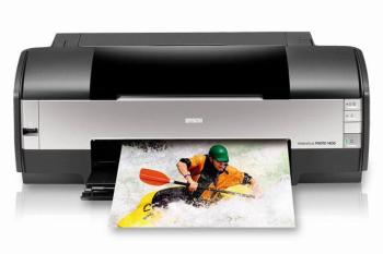 Цветной принтер Epson Stylus Photo 1400 с ПЗК и чернилами