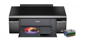 Цветной принтер Epson Artisan 50 с ПЗК и чернилами