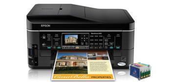 МФУ Epson WorkForce 645 с ПЗК и чернилами