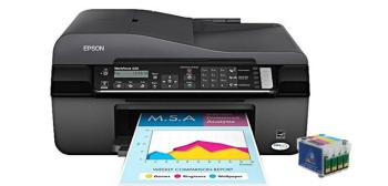 МФУ Epson WorkForce 520 с ПЗК и чернилами