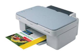 МФУ Epson Stylus CX3650 с ПЗК и чернилами