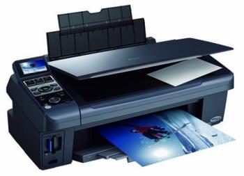 МФУ Epson Stylus CX7300 с ПЗК и чернилами