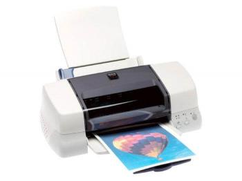 Цветной принтер Epson Stylus Photo 870 с ПЗК и чернилами