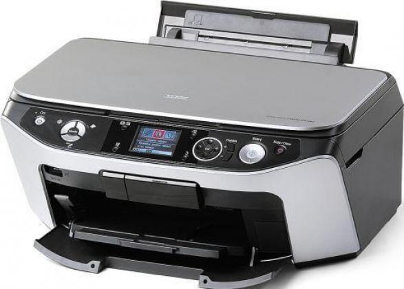 Фото Epson RX590 с ПЗК изображение МФУ Epson Stylus Photo RX590 с перезаправляемыми картриджами