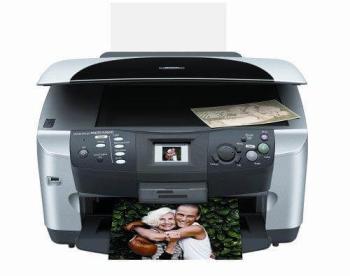 МФУ Epson Stylus Photo RX600 с ПЗК и чернилами