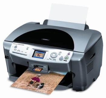 МФУ Epson Stylus Photo RX620 с ПЗК и чернилами