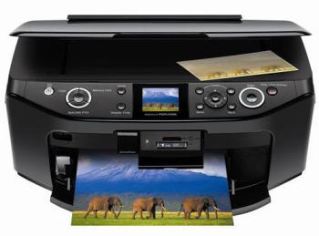 МФУ Epson Stylus Photo RX680 с ПЗК и чернилами