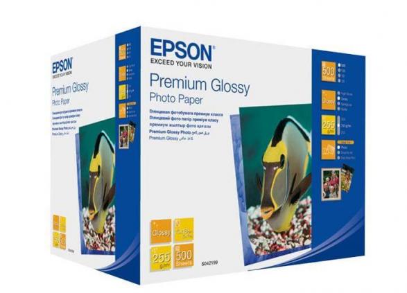 изображение Глянцевая фотобумага Premium Glossy photo paper Epson 13х18, 255g, 500 листов