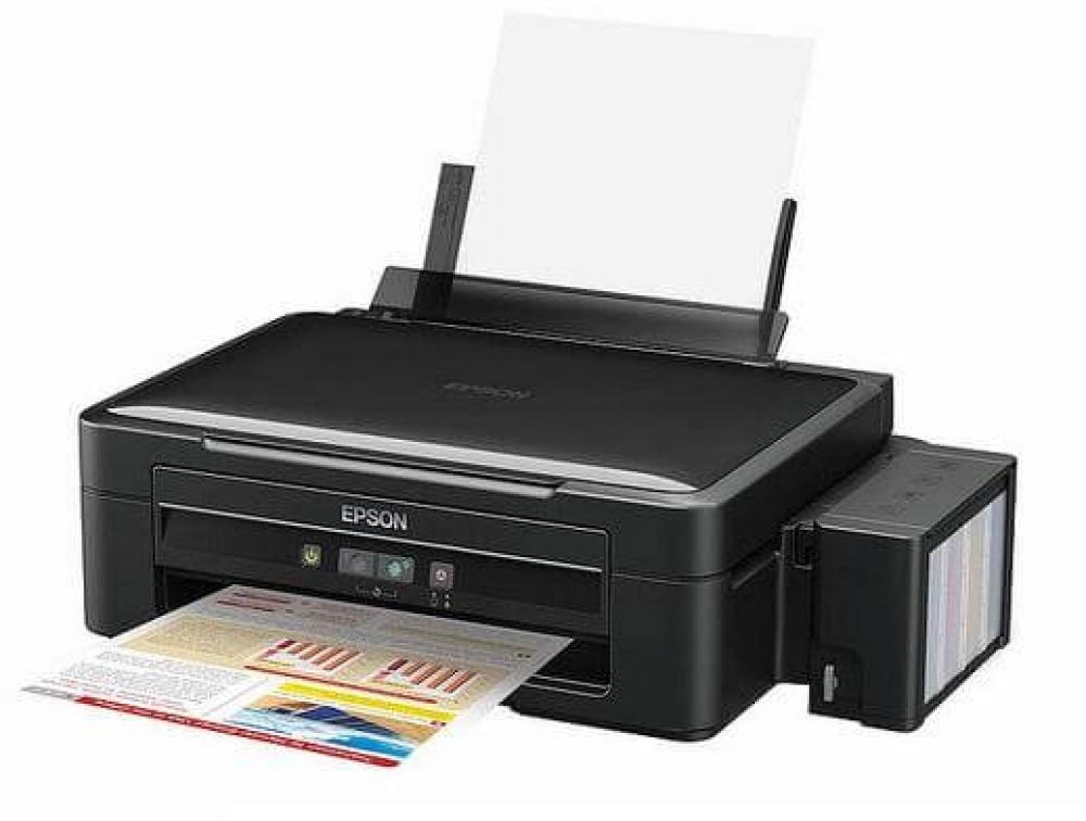 изображение МФУ Epson L350 с оригинальной СНПЧ и чернилами INKSYSTEM - изображение 1