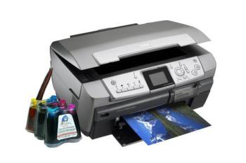 МФУ Epson Stylus Photo RX700 с СНПЧ и чернилами