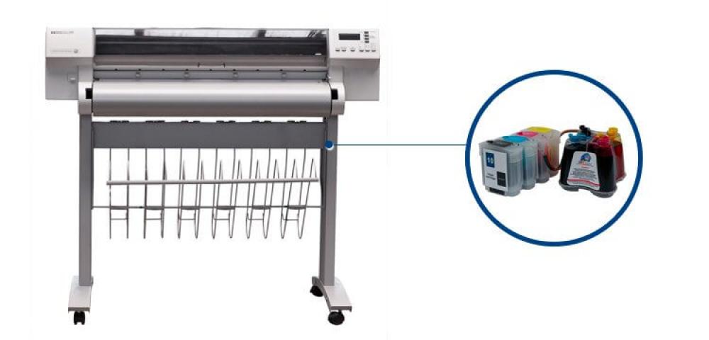 изображение Плоттер HP DesignJet 750 с СНПЧ - изображение 1