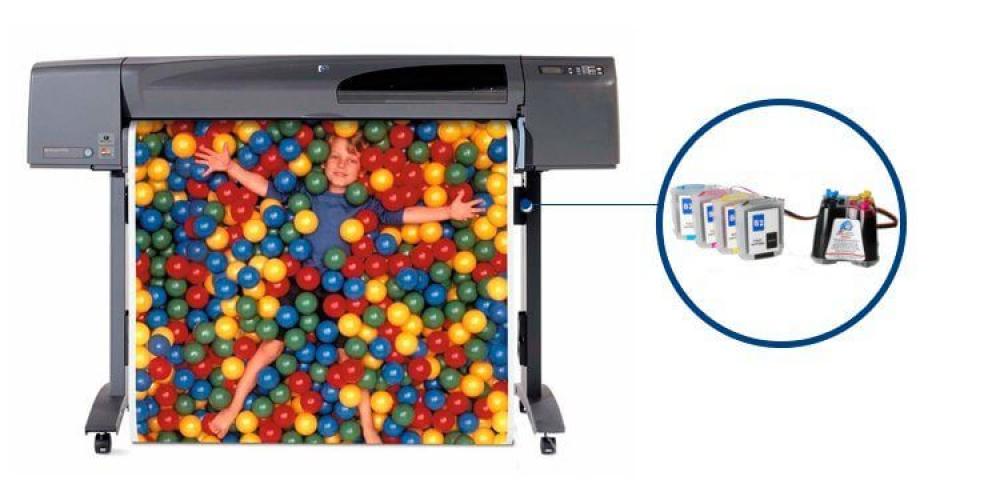 изображение Плоттер HP DesignJet 800 с СНПЧ - изображение 1