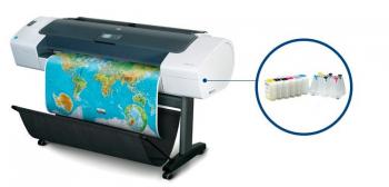 Плоттер HP DesignJet T770 с СНПЧ и чернилами