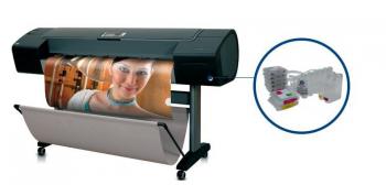 Плоттер HP DesignJet Z3100 с СНПЧ и чернилами