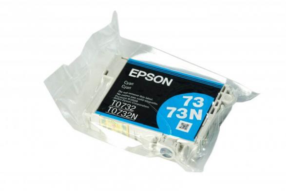 изображение Картридж Epson T0732 Cyan (голубой) код C13T07324A10