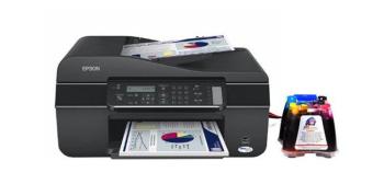 МФУ Epson Stylus Office BX305F с СНПЧ и чернилами