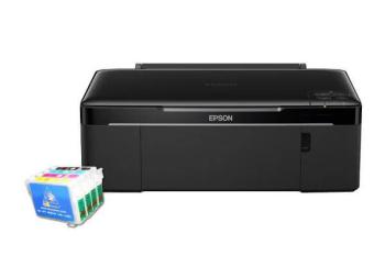 МФУ Epson Stylus SX125 с ПЗК и чернилами