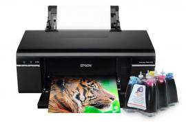 Принтер Epson Stylus Photo P50 с СНПЧ и светостойкими чернилами INKSYSTEM