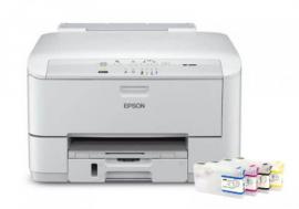 Принтер Epson WorkForce Pro WP-4090 с ПЗК и чернилами