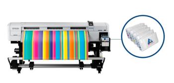 Плоттер Epson SureColor SC-F7000 с ПЗК и чернилами
