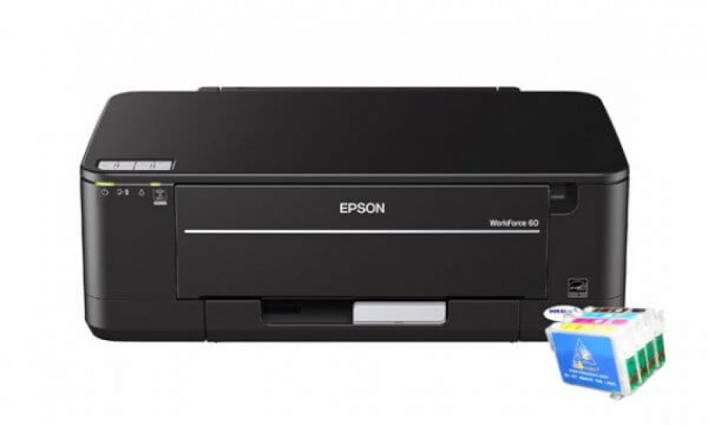 изображение Цветной принтер Epson WorkForce 60 Refurbished by Epson с перезаправляемыми картриджами - изображение 1