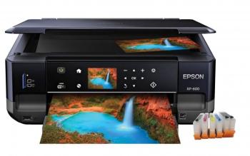 МФУ Epson Expression Premium XP-600 с ПЗК и чернилами (Рус)