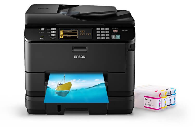 изображение МФУ Epson WorkForce Pro WP-4540 Refurbished by Epson с перезаправляемыми картриджами