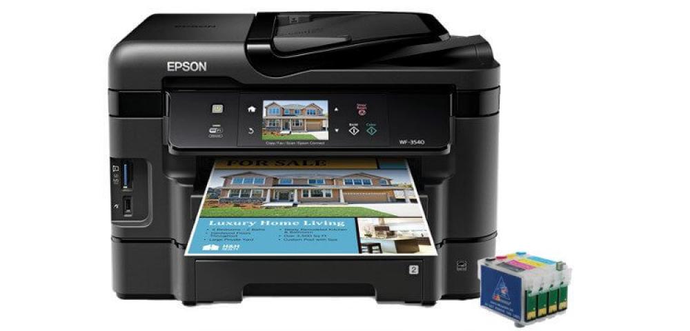 изображение МФУ Epson Workforce WF-3540 с перезаправляемыми картриджами (Рус) - изображение 1