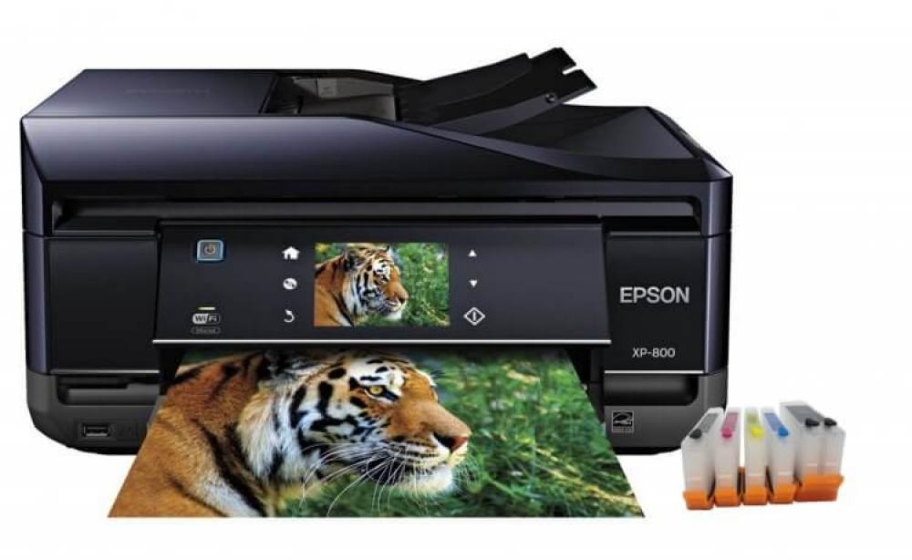 изображение МФУ Epson Expression Premium XP-800 Refurbished by Epson с перезаправляемыми картриджами - изображение 1