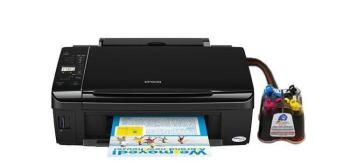 МФУ Epson Stylus NX420 с СНПЧ и чернилами