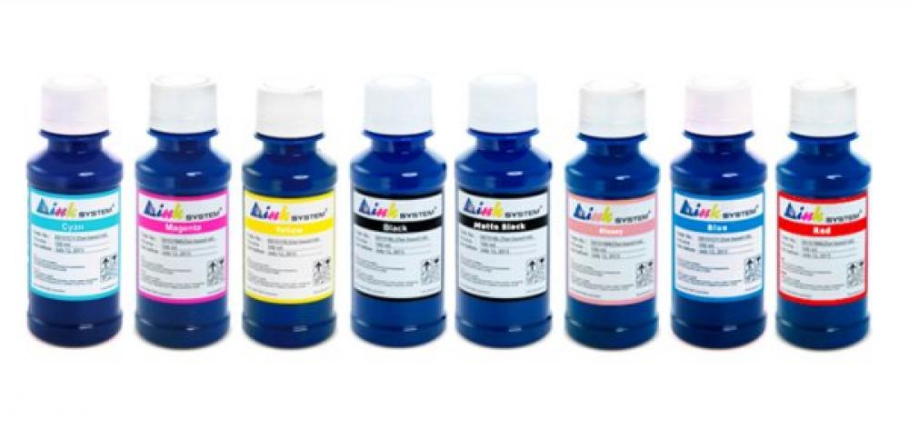 изображение Комплект ультрахромных чернил INKSYSTEM для Epson  R1800, 100 мл. (8 цветов)