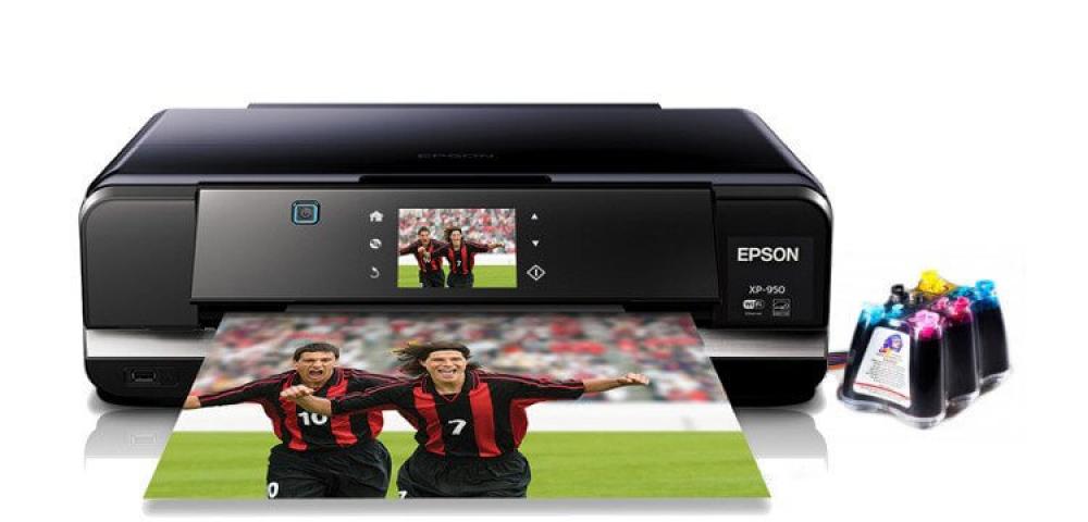 Фото Epson XP-950 с СНПЧ - изображение 1