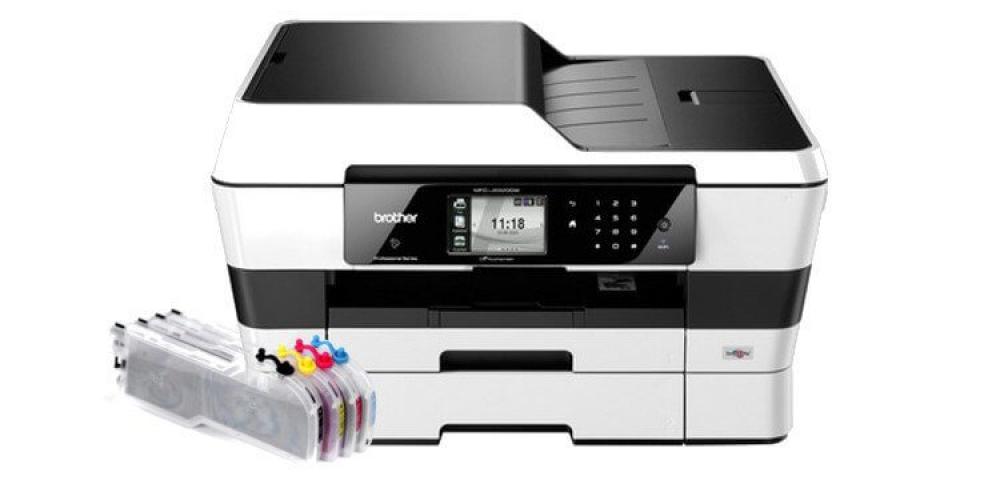изображение МФУ Brother MFC J6920DW с ПЗК и чернилами - изображение 1