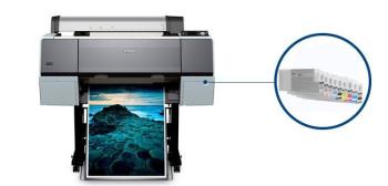 Плоттер Epson Stylus Pro 7890 с ПЗК и чернилами
