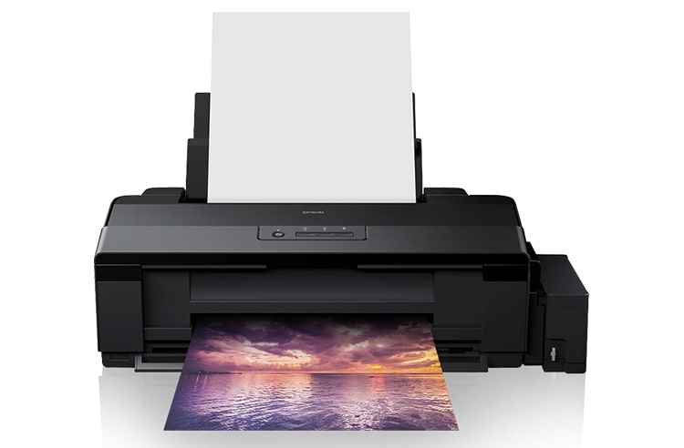 

Принтер Epson L1800 с оригинальной СНПЧ и светостойкими чернилами INKSYSTEM