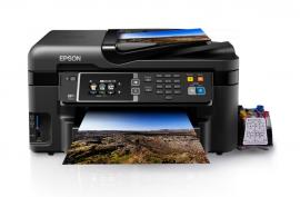 МФУ Epson Workforce WF-3620 с СНПЧ и чернилами