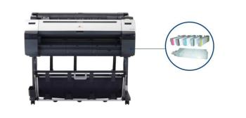 Плоттер Canon imagePROGRAF iPF760 с ПЗК и чернилами