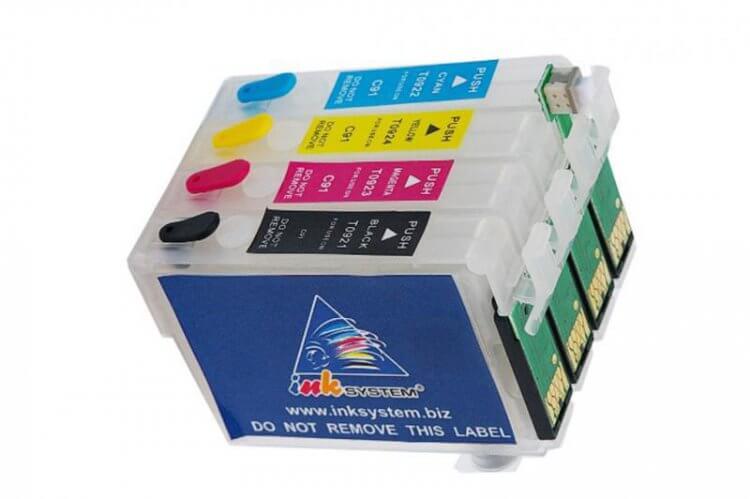 

Перезаправляемые картриджи для Epson Stylus TX219