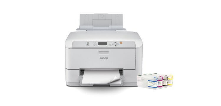 изображение Цветной принтер Epson WorkForce Pro WF-5110DW с перезаправляемыми картриджами