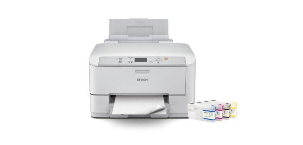 изображение Цветной принтер Epson WorkForce Pro WF-5110DW с перезаправляемыми картриджами - изображение 1
