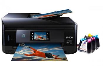 МФУ Epson Expression Photo XP-860 с СНПЧ и чернилами
