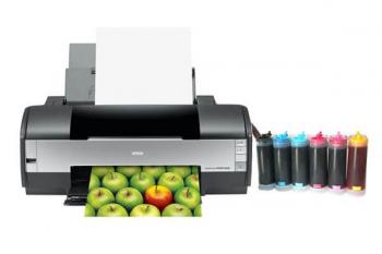 Принтер Epson Stylus Photo 1410 с СНПЧ и чернилами INKSYSTEM Industrial