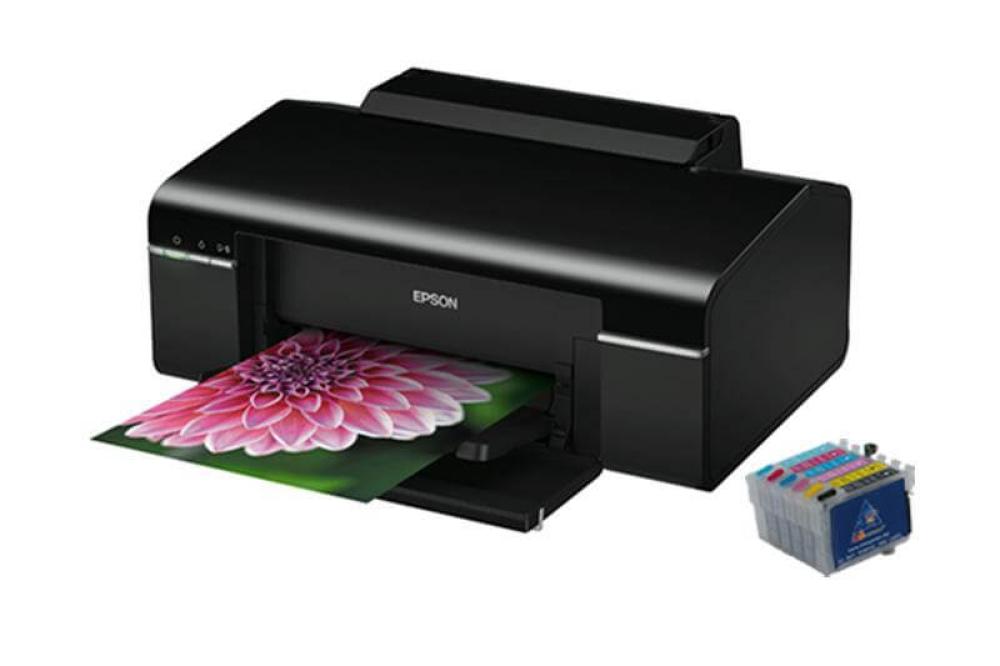 изображение Цветной принтер Epson Stylus Photo P50 с перезаправляемыми картриджами - изображение 1