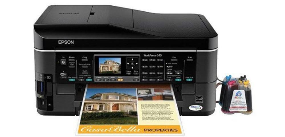 Фото Epson WorkForce 645 с СНПЧ - изображение 1