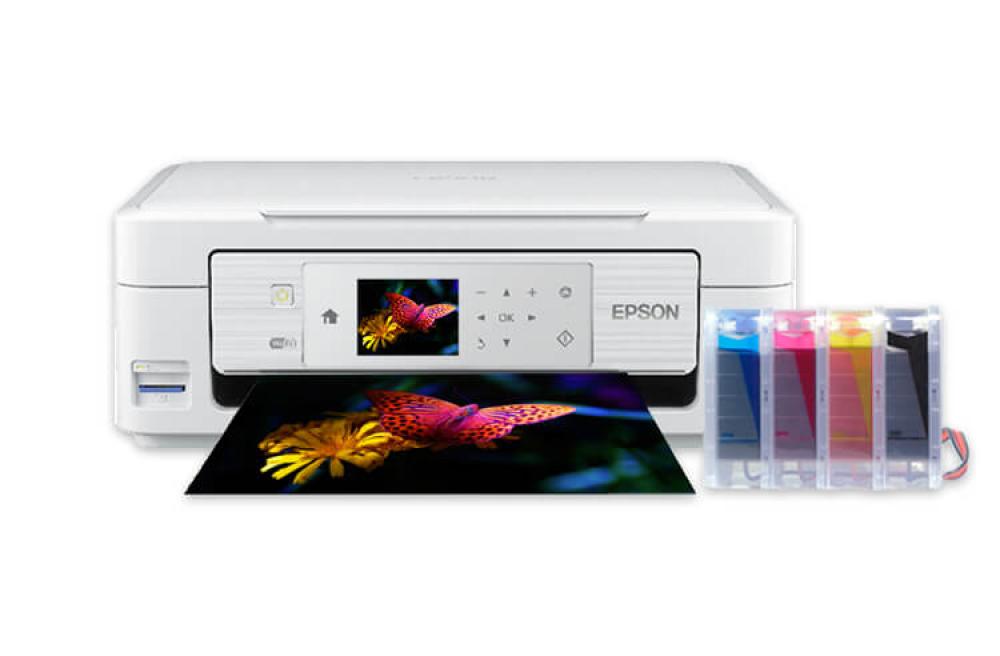 изображение МФУ Epson Expression Home XP-435 с СНПЧ и чернилами - изображение 1