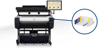 Плоттер Canon imagePROGRAF iPF785 MFP M40 Solution с ПЗК и чернилами