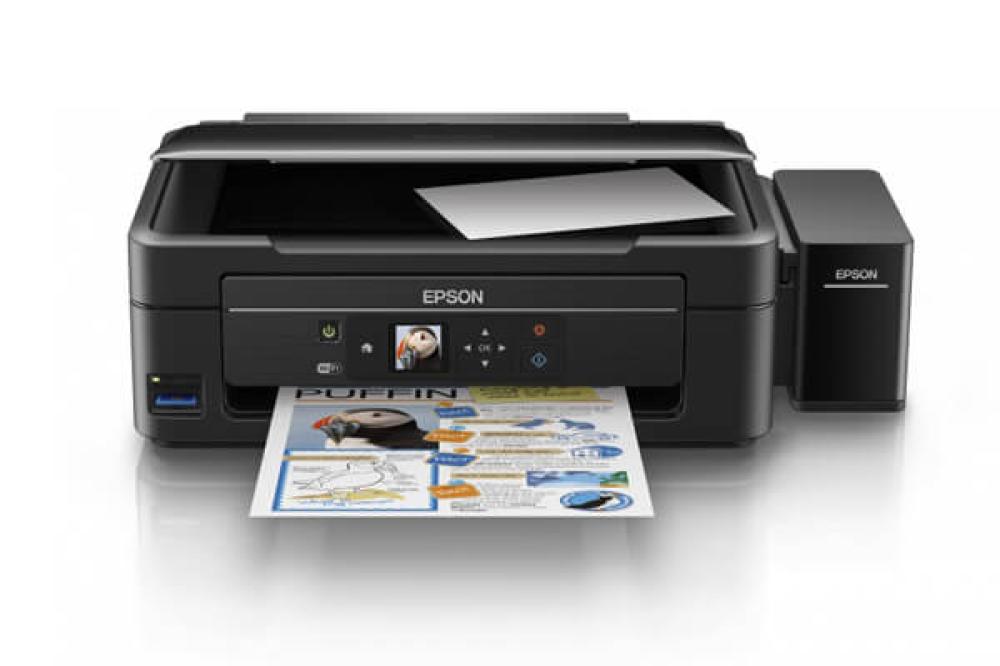 изображение МФУ Epson L486 с оригинальной СНПЧ и чернилами INKSYSTEM 70 мл - изображение 1